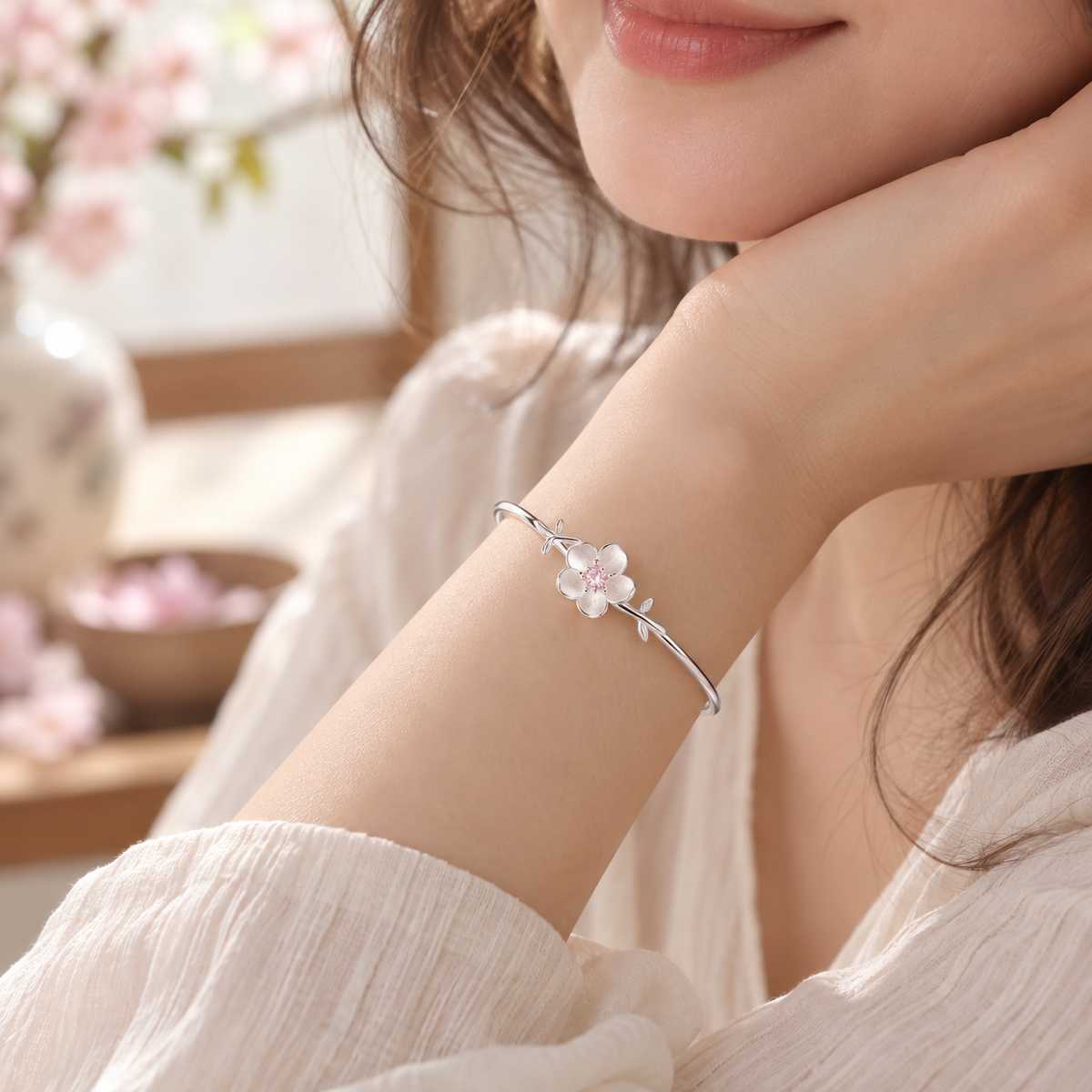 Sakura’s Embrace Bracelet