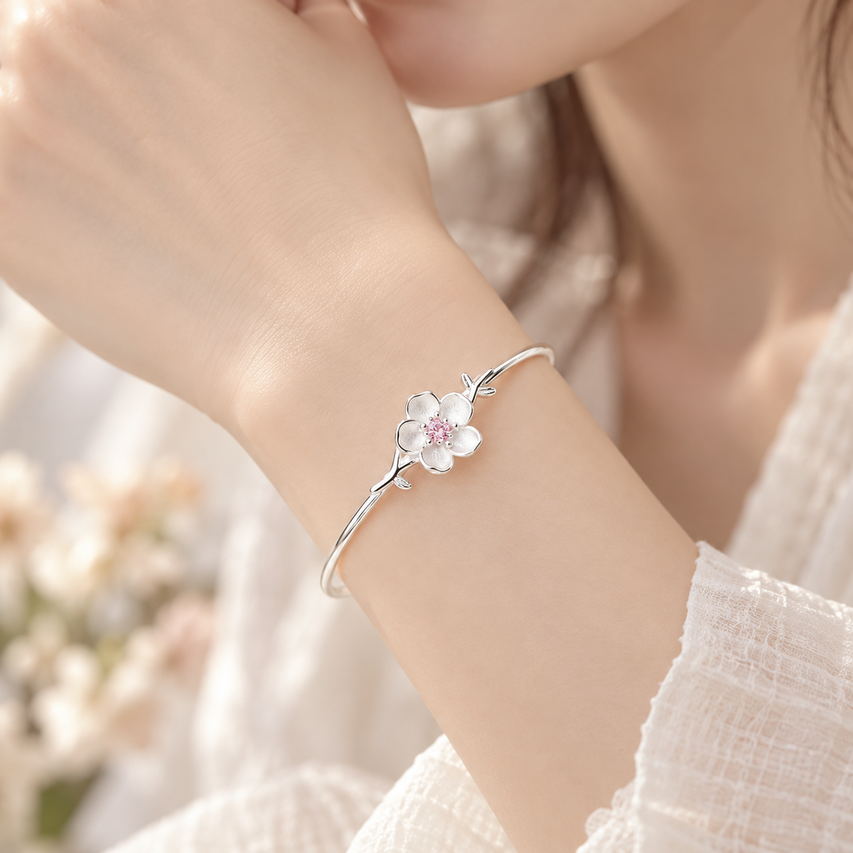 Sakura’s Embrace Bracelet